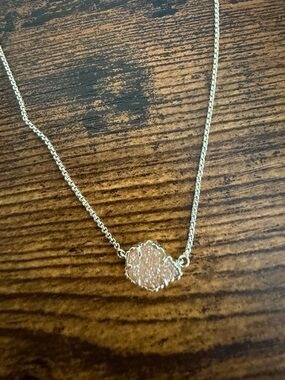 KENDRA SCOTT Tess Gold Drusy Necklace